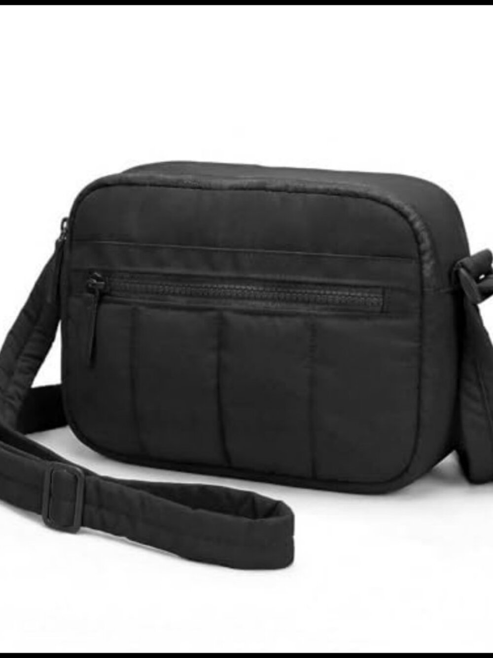 Lightweight Nylon Puffer Crossbody Bag Small Travel Purse